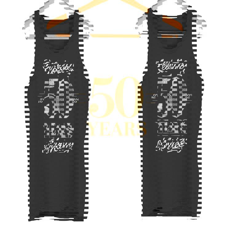 結婚 50 周年を祝う 1976 年 2026 年のゴールデン デザイン タンクトップ