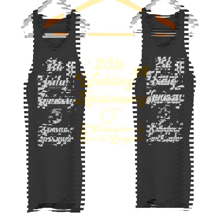 結婚20周年 夫婦 結婚20年 お祝い 長袖tシャツ タンクトップ