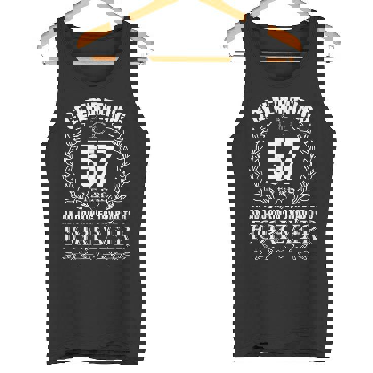 結婚57周年 57周年 カップル 結婚 57周年 タンクトップ