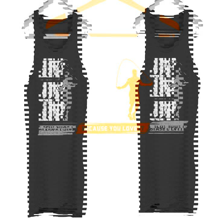 縄跳び Because You Love It 縄跳び タンクトップ