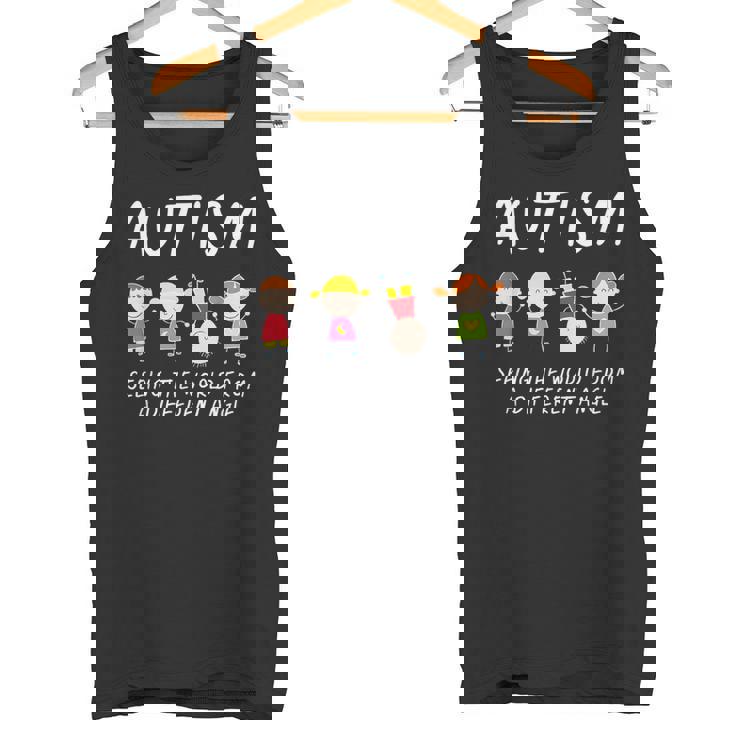 自閉症の認識 自閉症者 ギフト耐性 自閉症 タンクトップ