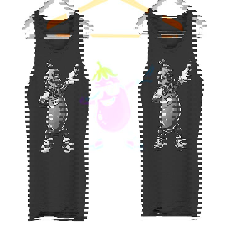 茄子を軽くたたく面白い野菜ギフト ナス付き タンクトップ