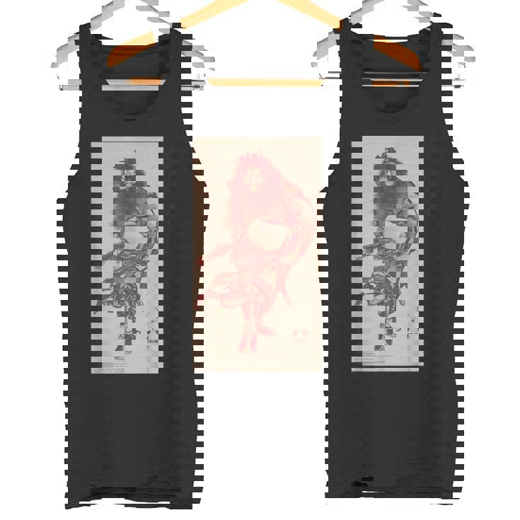 葛飾北斎 「朱描き鍾馗・朱鍾馗・赤鍾馗」 タンクトップ