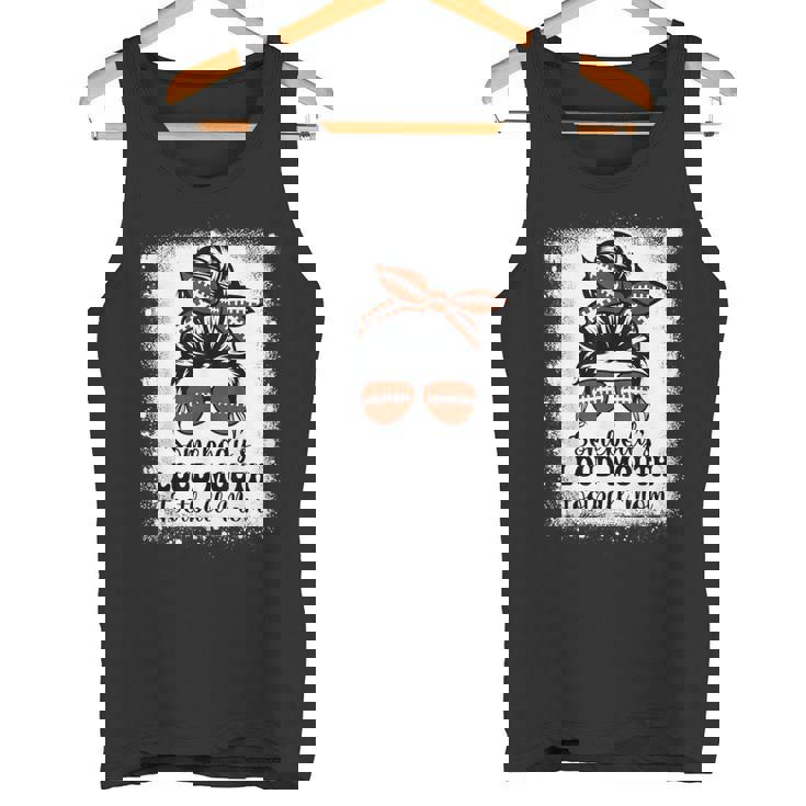 誰かのラウド・マウス・フットボール・マム・チアー・フットボール選手 タンクトップ