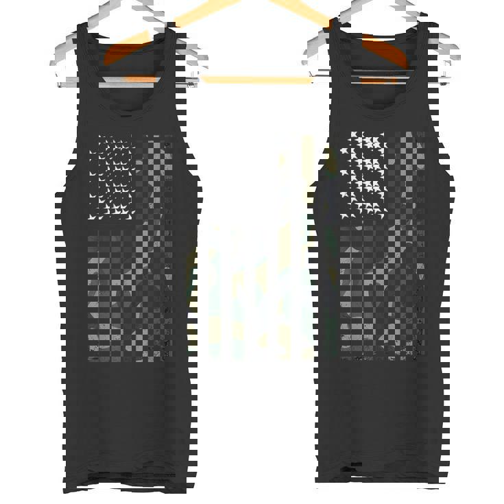 迷彩 アメリカ国旗 Usa 迷彩 メンズ ボーイズ レディース ガールズ キッズ タンクトップ