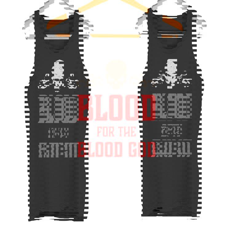 邪悪な頭蓋骨の血 血神 地獄の魔王 長袖tシャツ タンクトップ