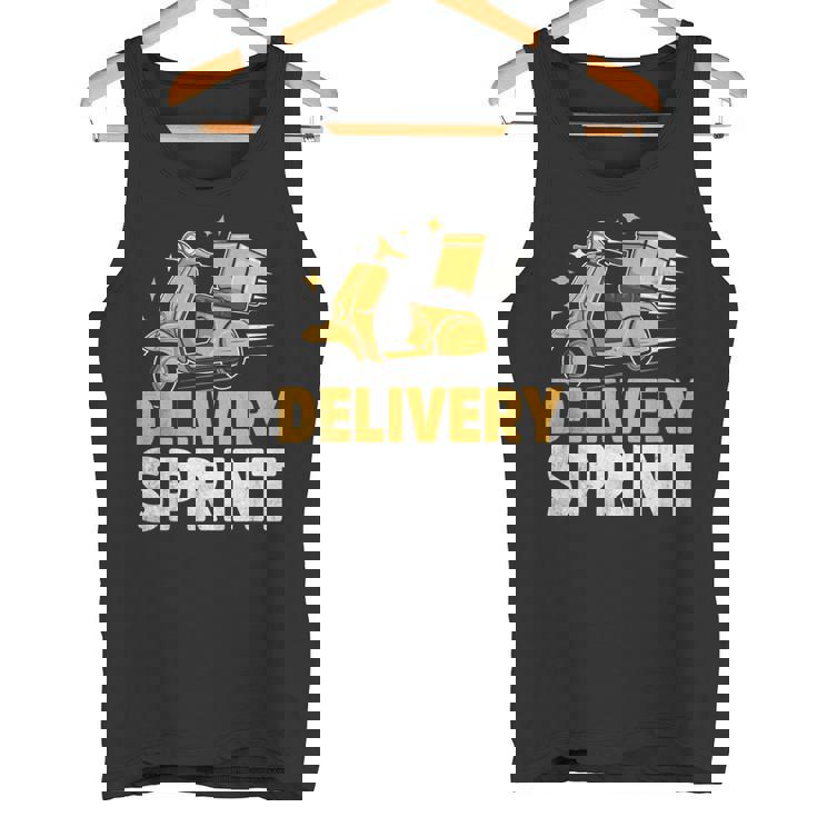 配達 スプリント 配達員 パッケージ 配達 タンクトップ