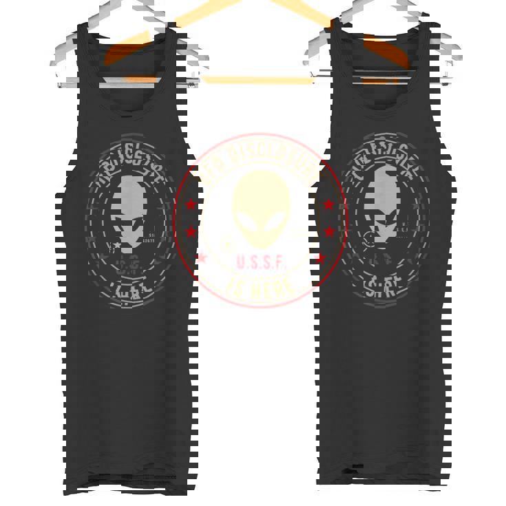 開示はこちらエイリアン侵略uapエイリアンufo タンクトップ