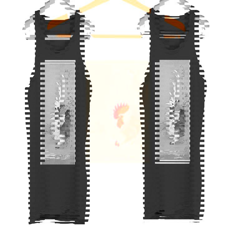 雄鶏と鶏 1900 大原興村 和農場生活 長袖tシャツ タンクトップ