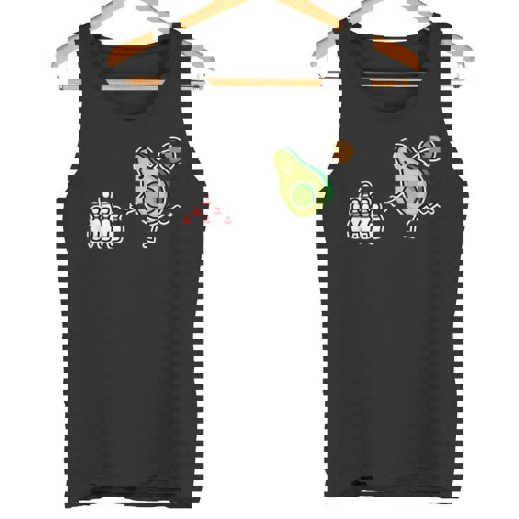 面白い アボカド カートゥーン ボウリング チーム ケグラー コーン ギフト タンクトップ