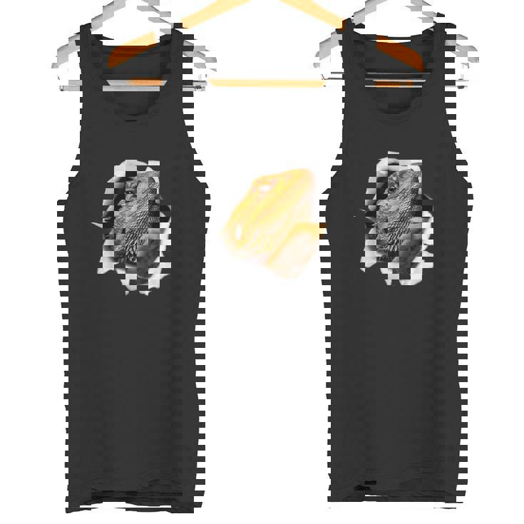 面白いtシャツ イグアナ トカゲ 爬虫類 メンズ 動物 グッズ おもしろ 面白い 服 ネタ 動物 珍獣 タンクトップ