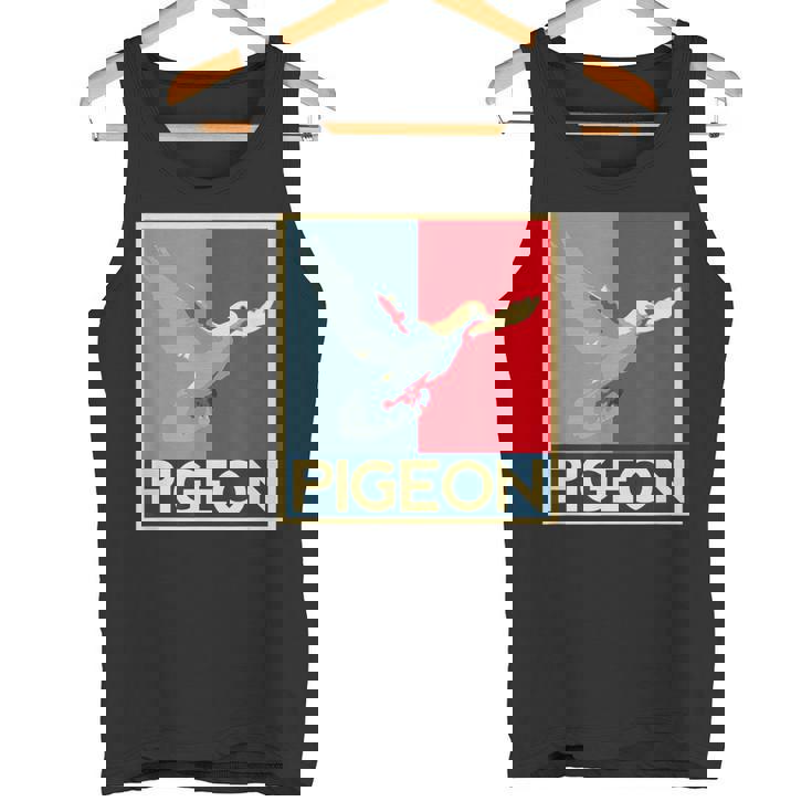 面白いtシャツ ハト 鳥 鳩 クール バードウォッチング 服 メンズ おもしろ 面白い おもしろグッズ タンクトップ