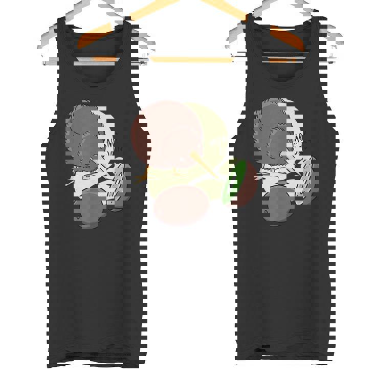 面白いキウイの鳥とキウイのフルーツキウイ、キウイの鳥好き。 タンクトップ