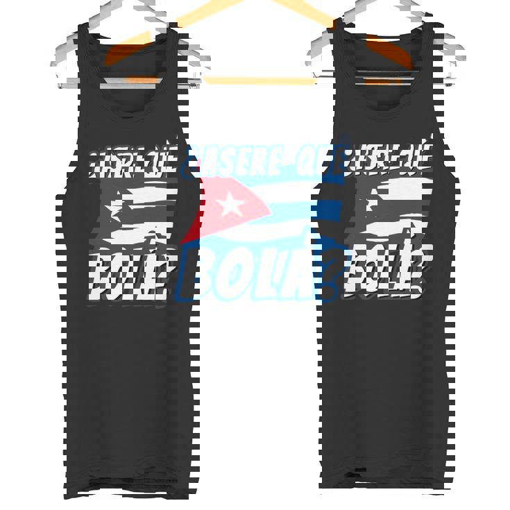 面白いキューバのハバナキューバの旗、アセレ・ケ・ボラ 長袖tシャツ タンクトップ