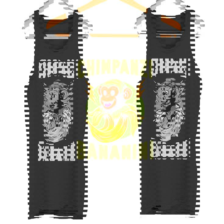 面白いモンキー・チンパンジーニ・バナニーニ・イタリアン・ブレインロット・ミーム タンクトップ