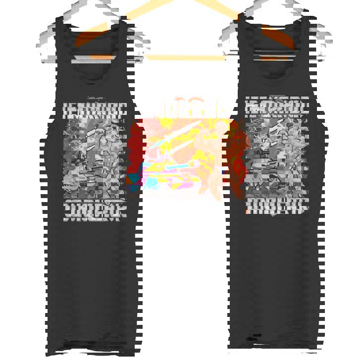 面白い不快なミーム 痔克服ジョーク 恥ずかしい タンクトップ