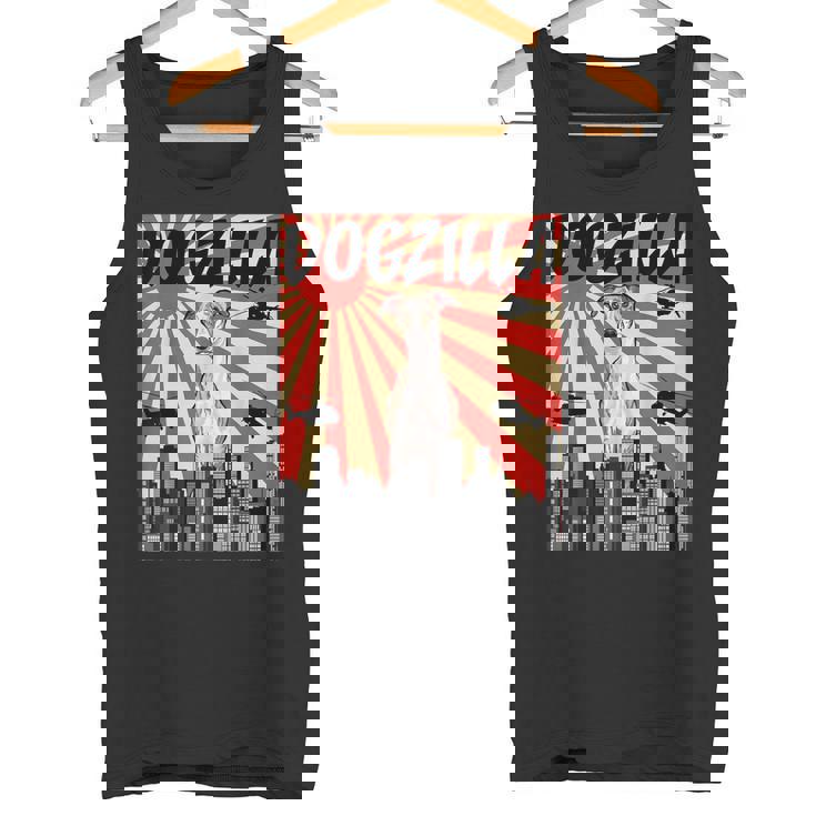 面白い犬 ウィペット タンクトップ