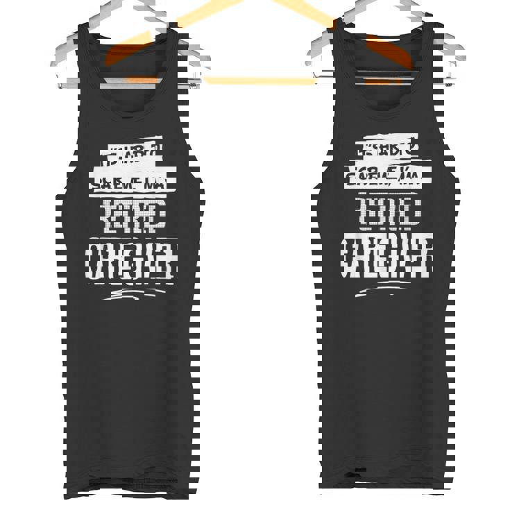 面白い退職介護用シャツ 男女兼用 タンクトップ