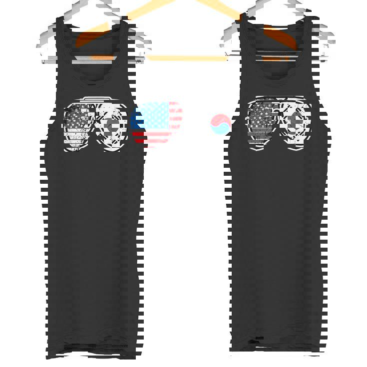 韓国アメリカン プライド サングラス 韓国国旗 アメリカ国旗 タンクトップ