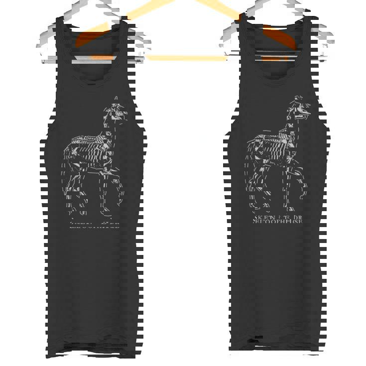 馬の骨格系 スタディ エクウス フェラス 馬の恋人 ビンテージ タンクトップ