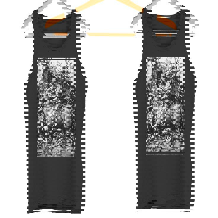 騎士と死と悪魔 アルブレヒト・デューラー1513 長袖tシャツ タンクトップ