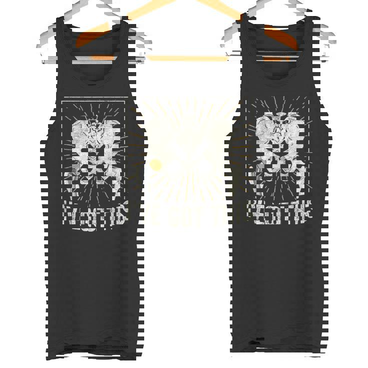 骨折した人工股関節置換手術で回復しました タンクトップ