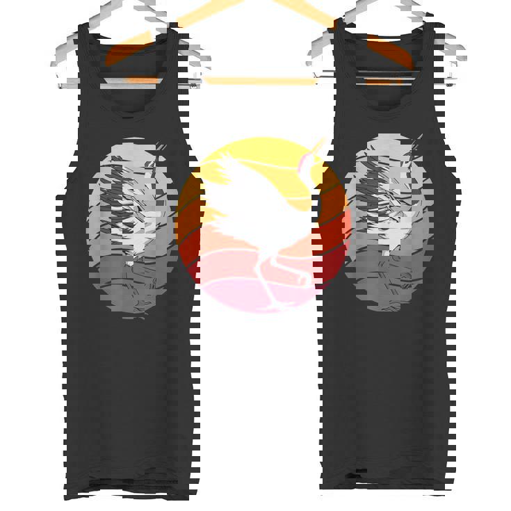 鶴 Crane Retrounset 鶴 タンクトップ