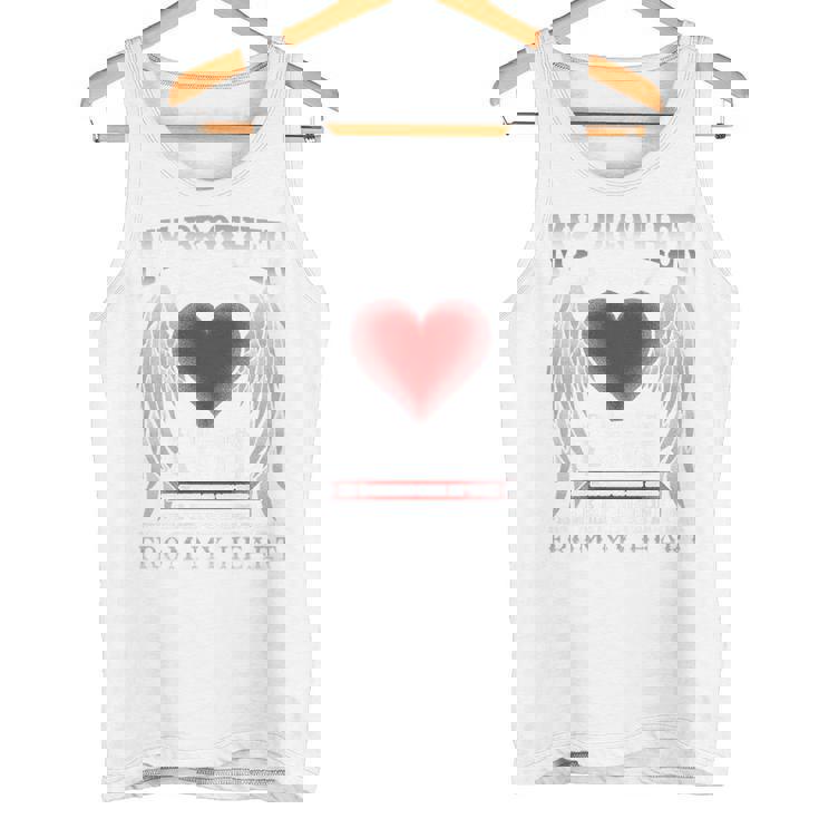 バックプリント My Guardian Angel Brotherメモリアル タンクトップ