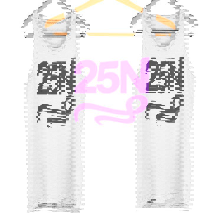 25N Diseño Feminista Camiseta sin mangas