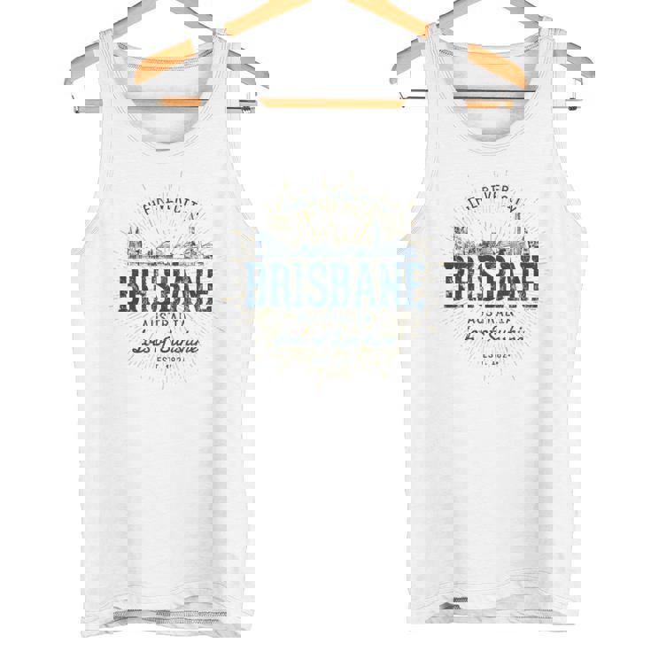 Brisbane Australia オーストラリアレトロスタイルヴィンテージブリスベン タンクトップ