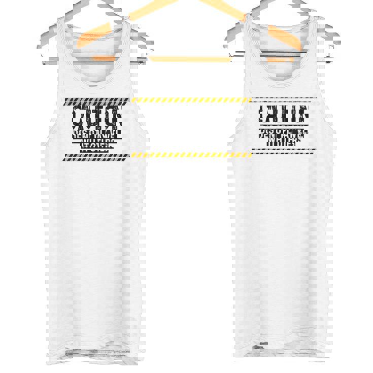 Caution Does Not Play Well With Others タンクトップ