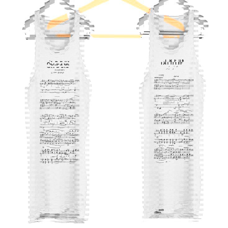 Clair De Lune クロード・ドビュッシー タンクトップ