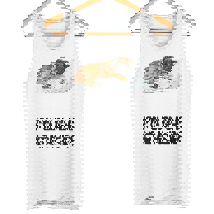 Cute Leonberger If You Love Me Let Meleep パジャマ タンクトップ