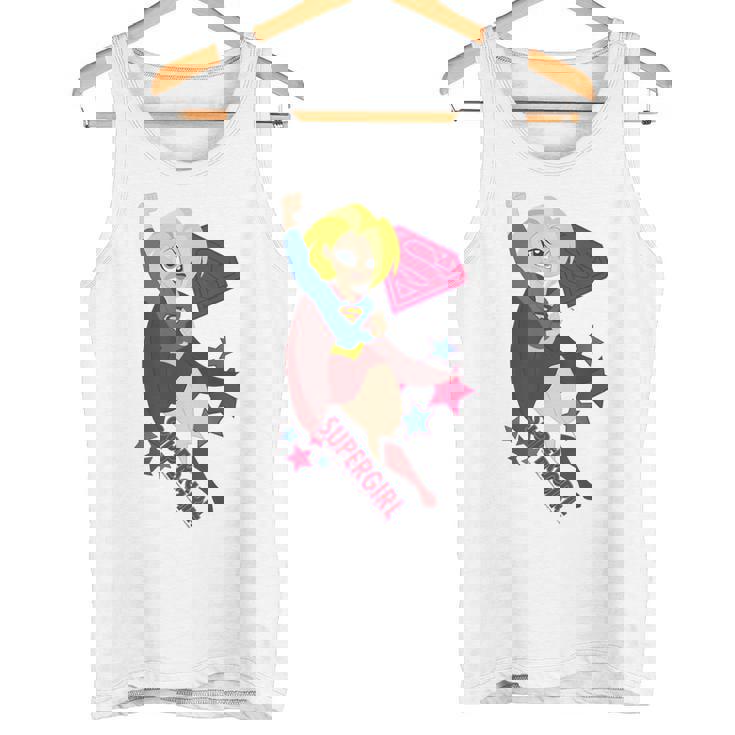 Dcスーパーヒーローガールズスーパーガールスターズ タンクトップ