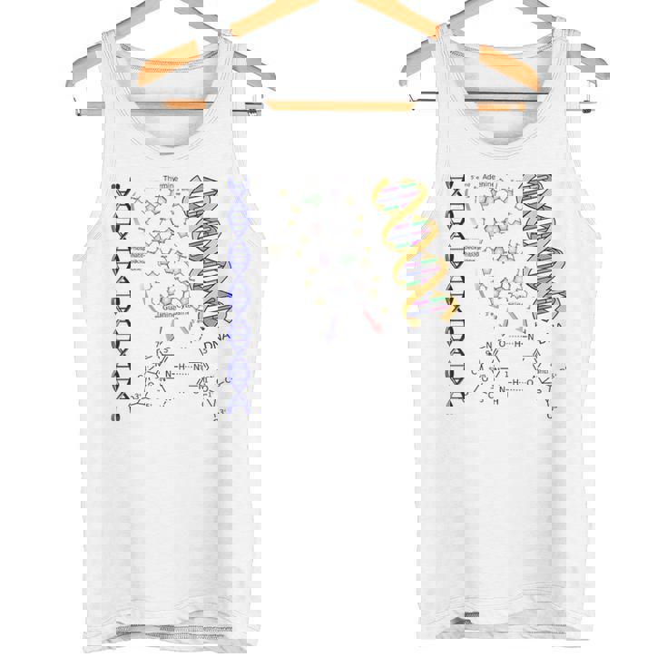 Dna ダブルヘリックス 化学式 分子 サイエンスアート タンクトップ