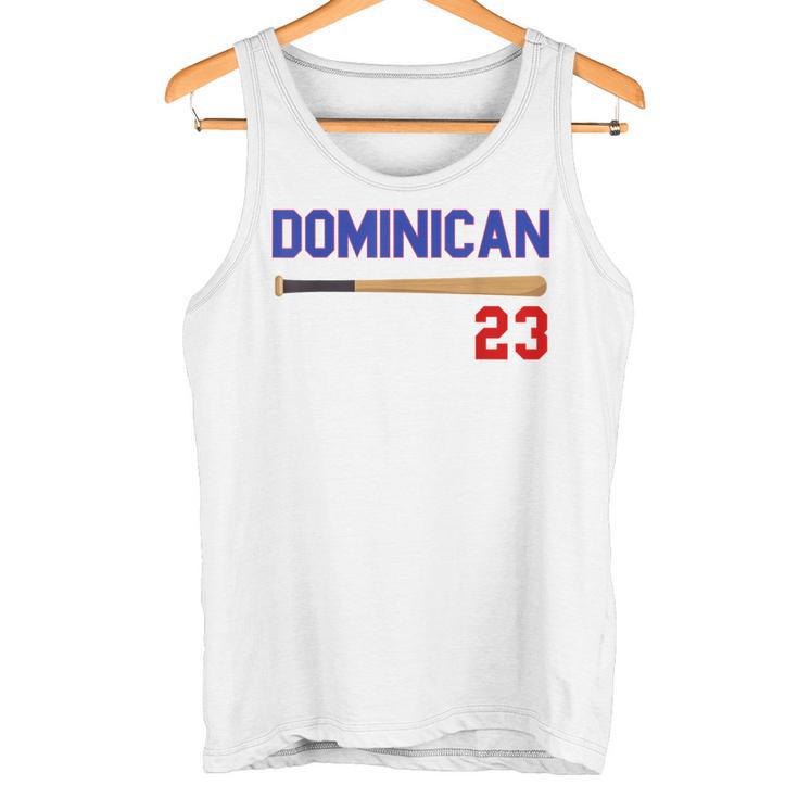 Dominicano Flag Rd República Dominicana De Béisbol Camiseta sin mangas
