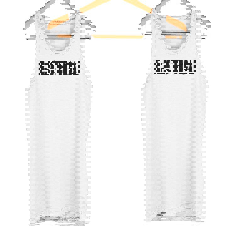 Electrical – Professional Electriciantaff Uniform タンクトップ