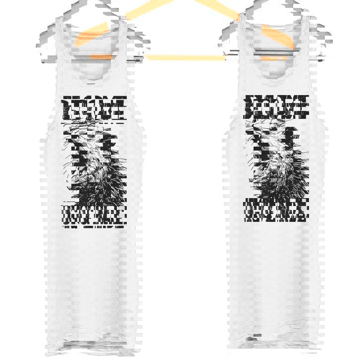 Raccoon Become Ungovernable ビンテージ グラフィック パンダ ミーム タンクトップ