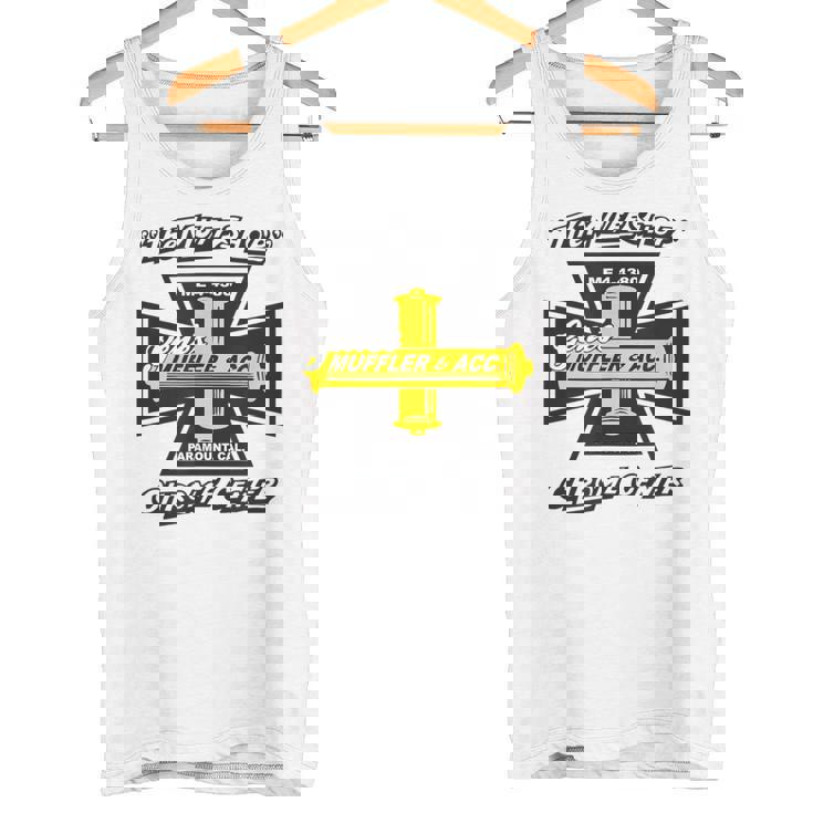 Gene's Mufflers アイアンクロス タンクトップ