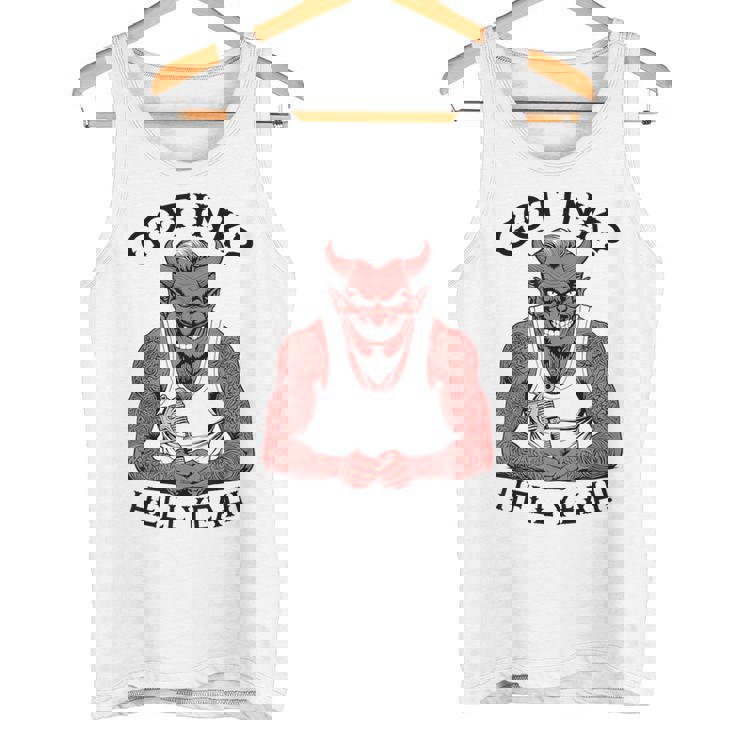 Got Ink Tattoo Devil Hell Yeah Inked Tattooist タンクトップ