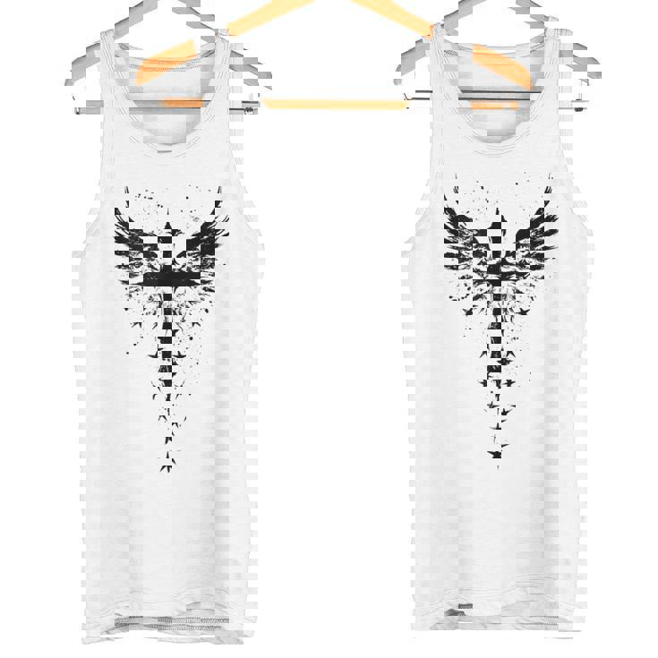 Gothic Cross Emo Grunge Aesthetic Tank Top Tank Top