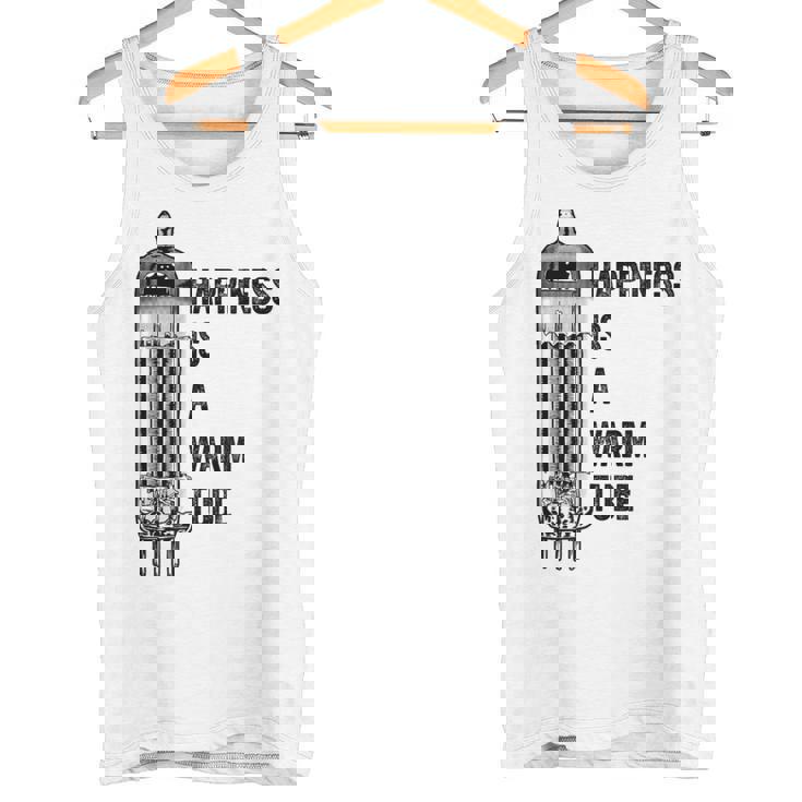 Happiness Is A Warm Tube アナログオーディオ。真空管 タンクトップ