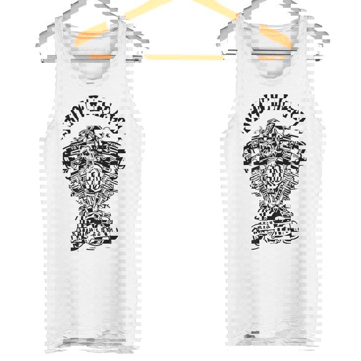 Hdhovelhead アメリカンバイクレジェンドtwin エンジンスカル タンクトップ