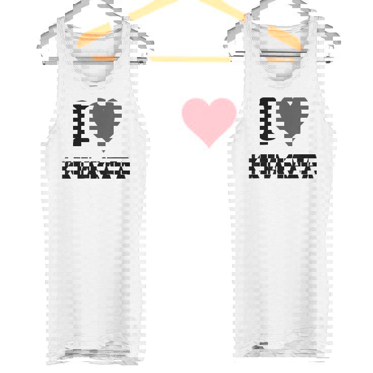 I Heart 喜多方 Japan Love 日本のお土産品 タンクトップ