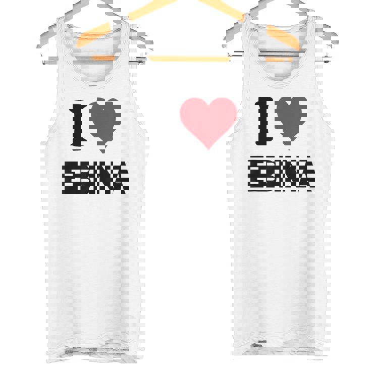 I Heart 海老名 日本ラブ日本土産 タンクトップ