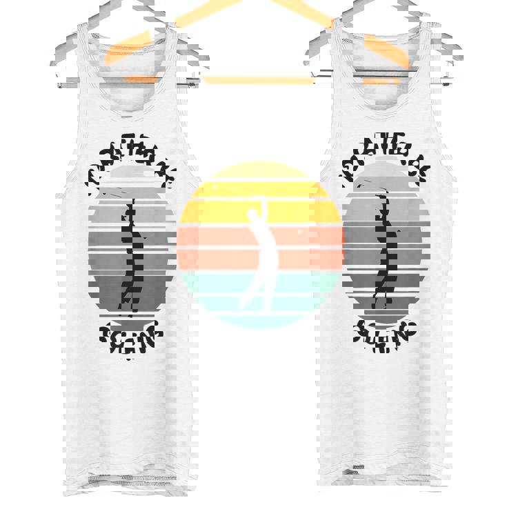 I'd Rather Be Golfing Golfer スポーツアパレル ゴルフ メンズ タンクトップ