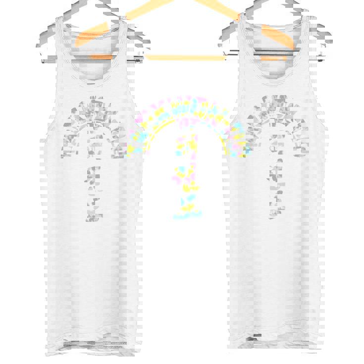 Itfテコンドー-夏のレインボータイダイを行う タンクトップ