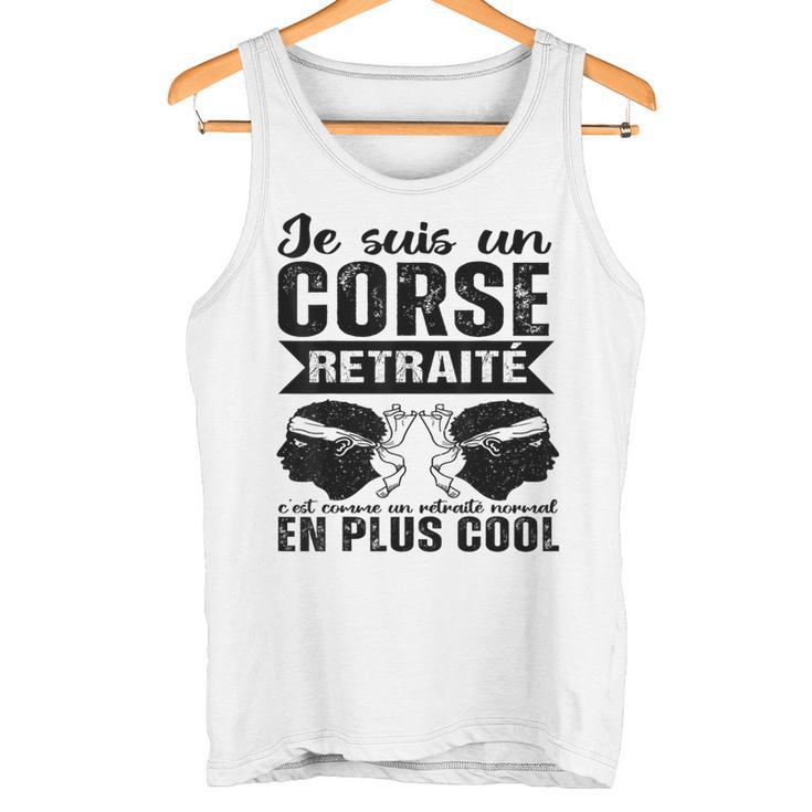 Jeuis Un Corse Retraité Humour Retraite Corse Cadeau Débardeur e