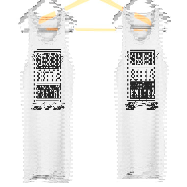 Kids Ice Hockey Player Straight Outta The Penalty Box Kids Tank Top