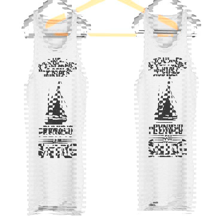 Life Is Just Aeries Obstacles セーリング ヨット タンクトップ